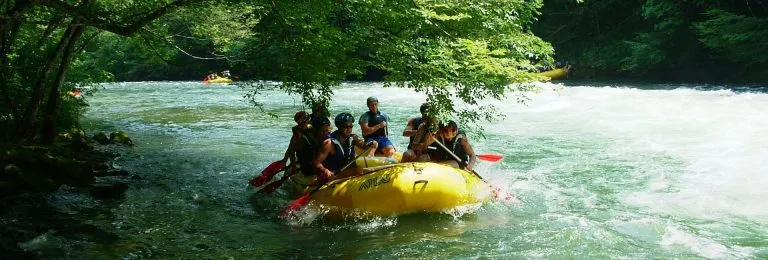 Rafting sul fiume zagabria
